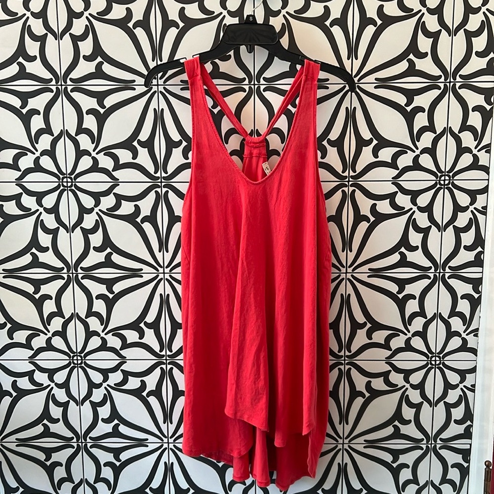 We the Free beach cover up, red, size S